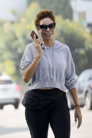Nicole Murphy - Heads to the gym in Beverly Hills