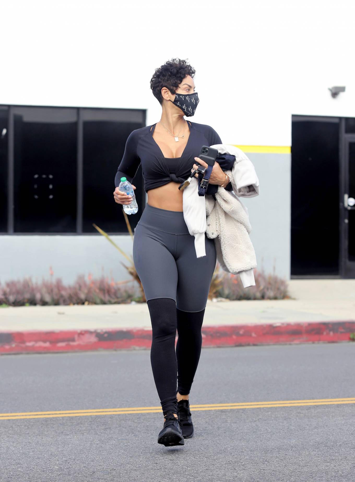 Nicole Murphy 2021 : Nicole Murphy – In leggings spotted leaving a gym in Los Angeles-09
