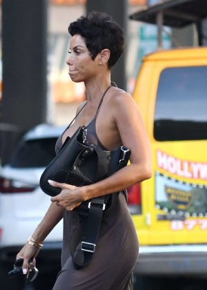 Nicole Murphy out in Beverly Hills