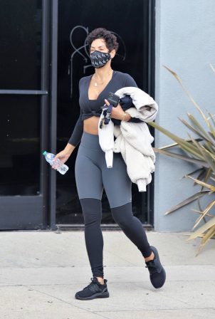 Nicole Murphy - Seen after gym in Los Angeles