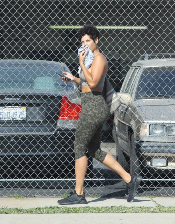 Nicole Murphy - Seen after morning workout in Los Angeles