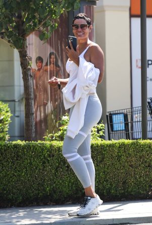 Nicole Murphy - Seen after workout in Calabasas