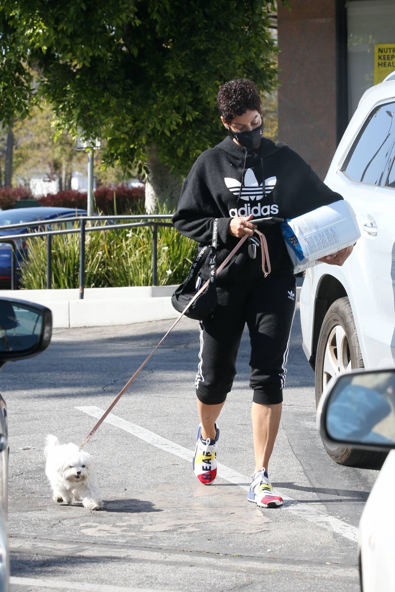 Nicole Murphy 2021 : Nicole Murphy – Seen shopping with her pooch at Petco in West Hollyywood-04