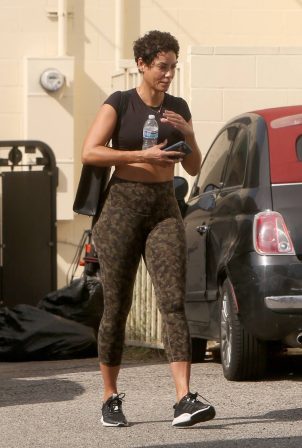Nicole Murphy - Spotted after her workout at a gym in Los Angeles