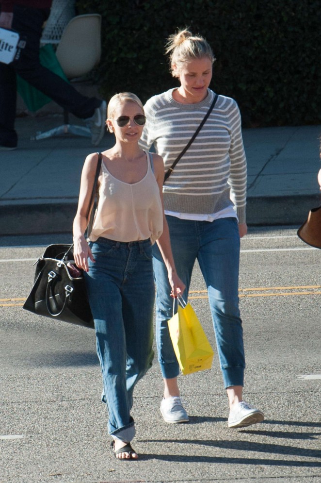 Nicole Richie and Cameron Diaz Shopping in Los Angeles