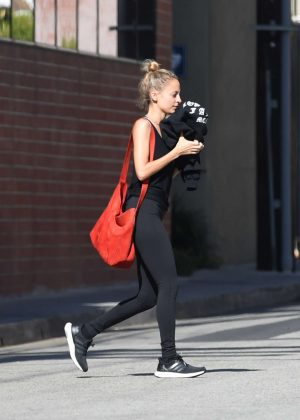Nicole Richie - Finishes a Workout in Los Angeles