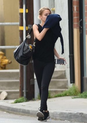 Nicole Richie - Leaves a Gym in Los Angeles