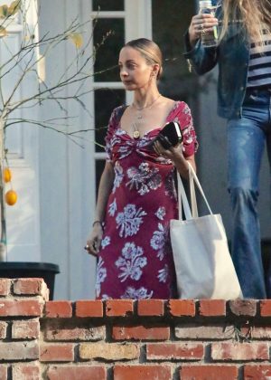 Nicole Richie -  Leaving a friends house in Beverly Hills