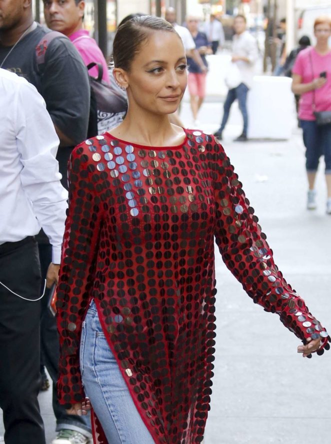 Nicole Richie - Seen at Today TV Show in New York