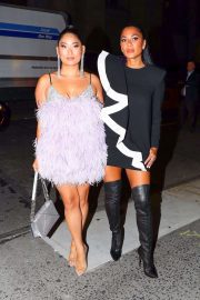 Nicole Scherzinger and Cloe Flower - Arrive at the L'Avenue Fashion Event in New York