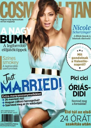 Nicole Scherzinger - Cosmopolitan Hungary Cover (February 2015)