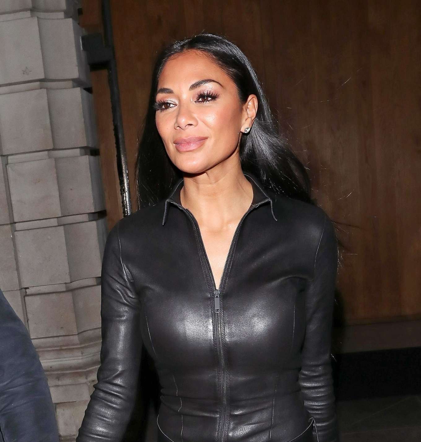 Nicole Scherzinger 2020 : Nicole Scherzinger in Leather Catsuit with Thom Evans – Out in London-14