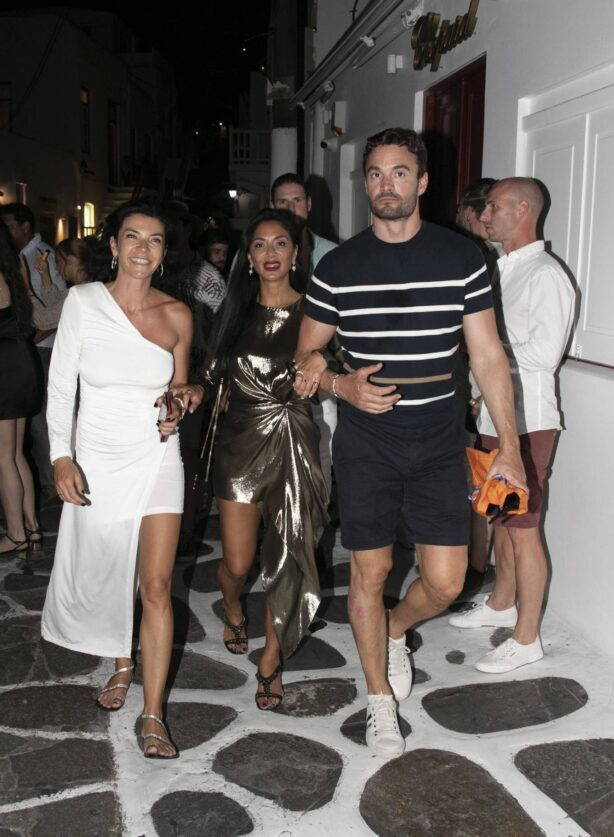 Nicole Scherzinger - With boyfriend Thom Evans celebrating Nicole's 44th birthday in Greece