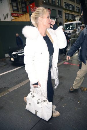Nicollette Sheridan - Arriving at NBC Studios in New York