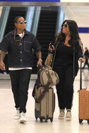 Niecy Nash - Jessica Betts arriving in Los Angeles