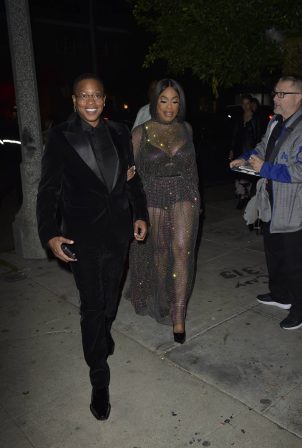 Niecy Nash - With Jessica Betts Arrive at the Netflix party in West Hollywood