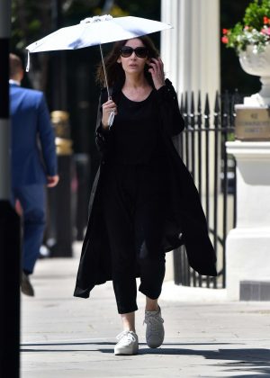 Nigella Lawson out in London
