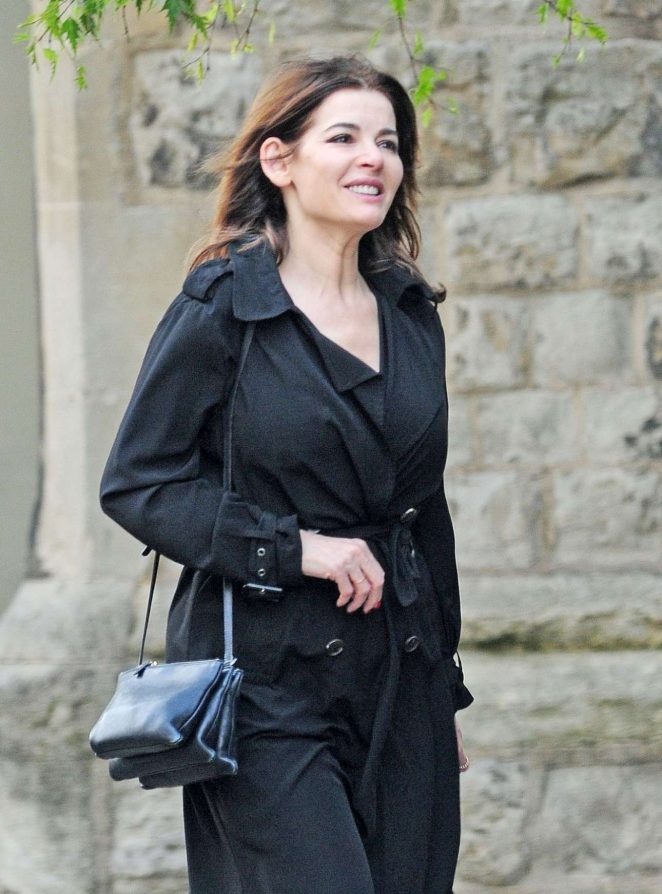 Nigella Lawson out in Notting Hill