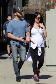 Nikki and Brie Bella - Seen at the Farmers Market in Studio City