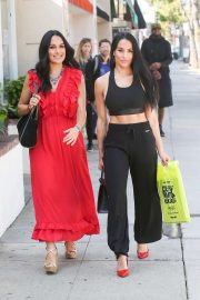 Nikki and Brie Bella - Shop on Ventura Blvd in Studio City
