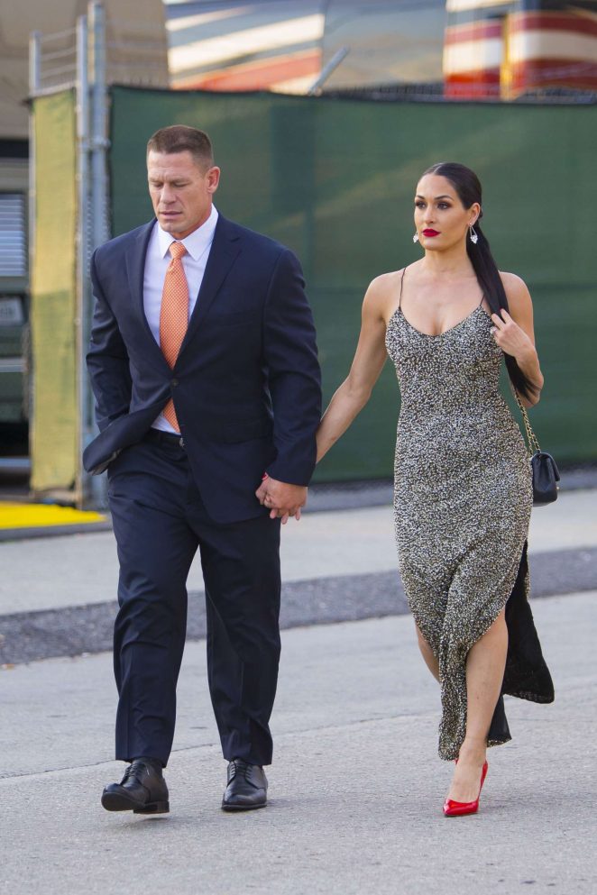 Nikki Bella - Arrives at WWE Wrestlemania 34 Hall Of Fame 2018 in New Orleans