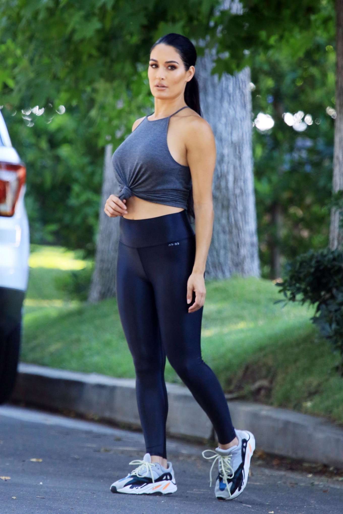 Nikki Bella â€“ Athletic-Themed Outdoor Photoshoot in Los Angeles