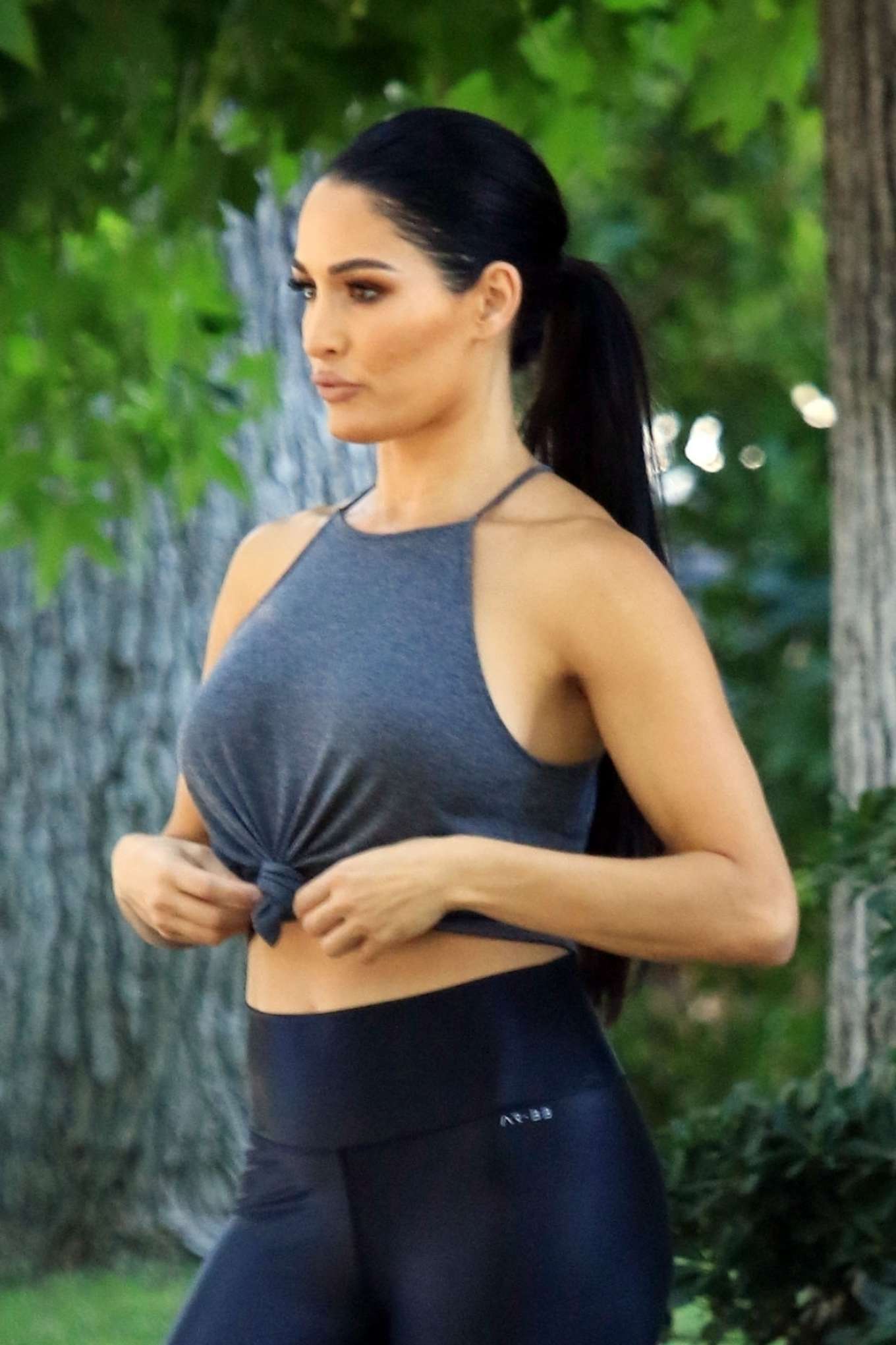 Nikki Bella â€“ Athletic-Themed Outdoor Photoshoot in Los Angeles