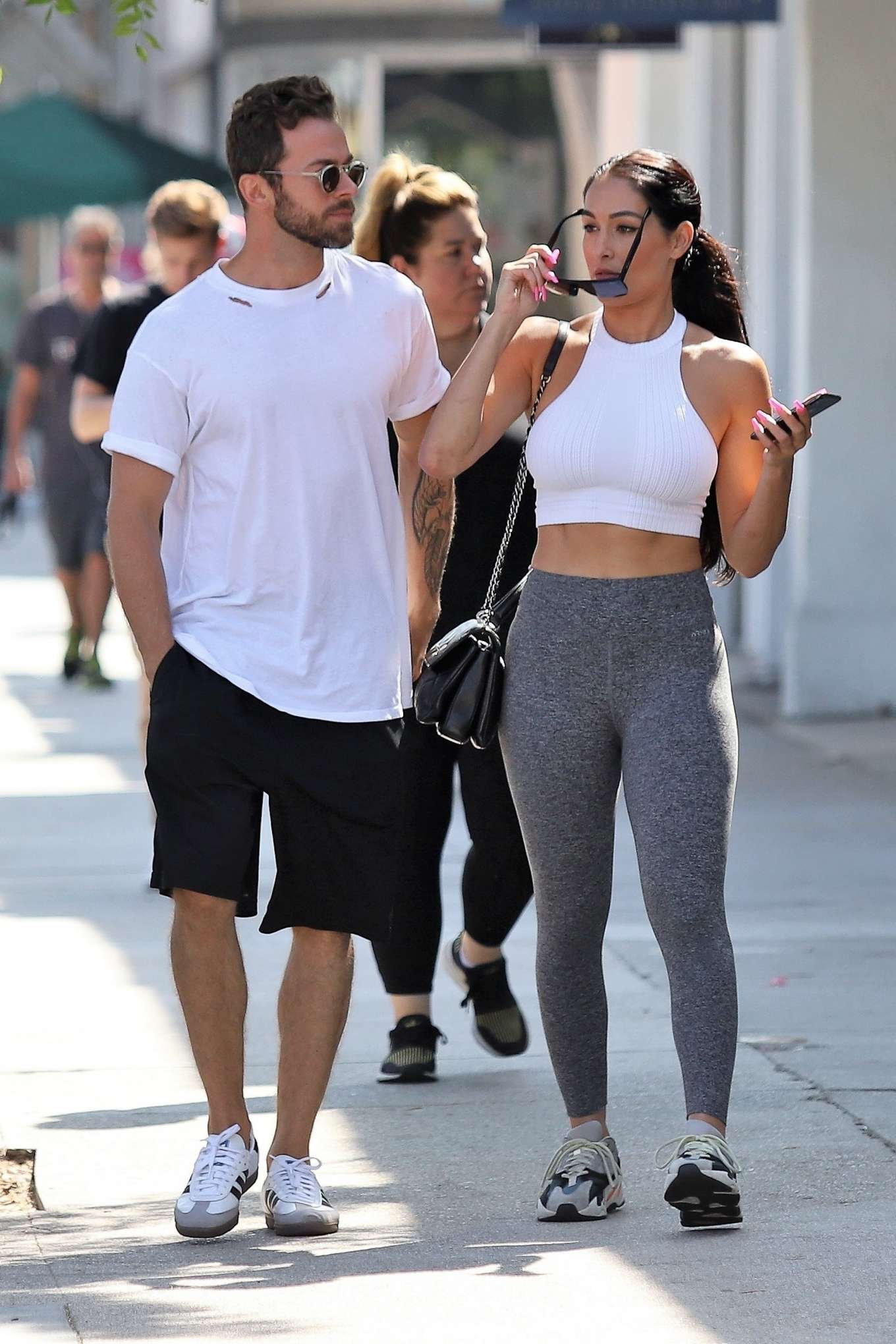 Nikki Bella â€“ out for a lunch in Studio City