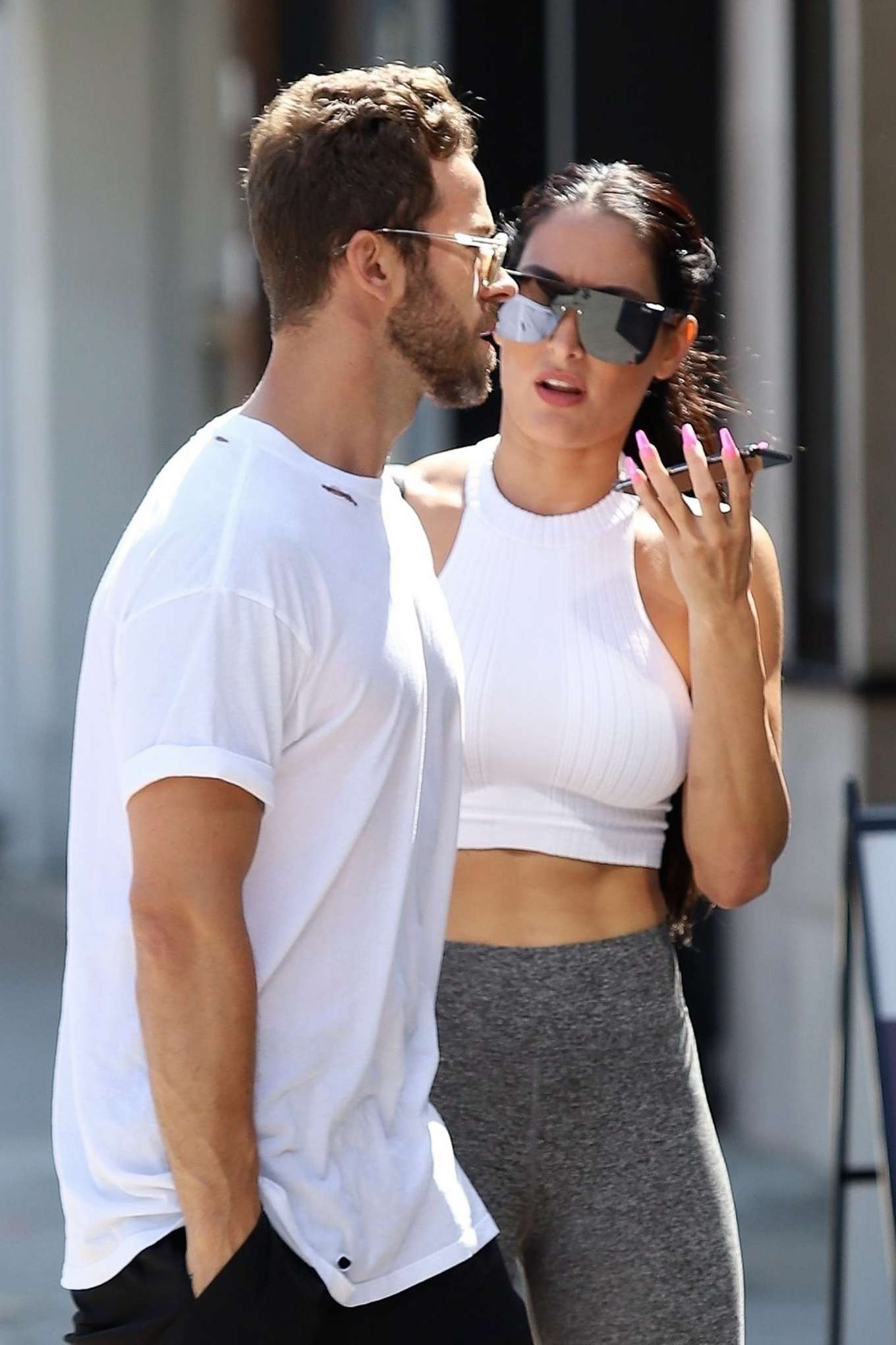 Nikki Bella â€“ out for a lunch in Studio City
