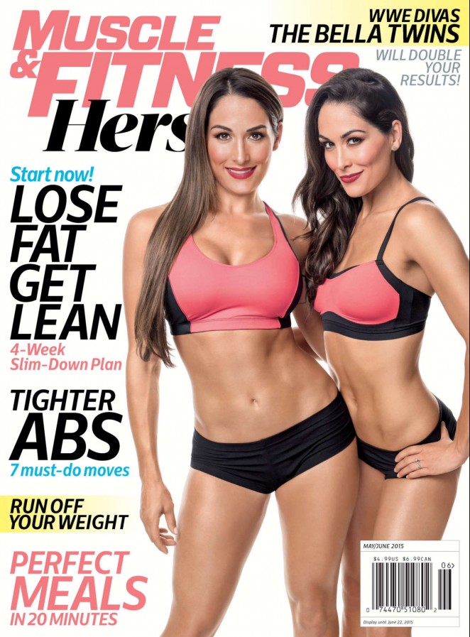 Nikki & Brie Bella - Muscle & Fitness Hers Magazine (May/June 2015)