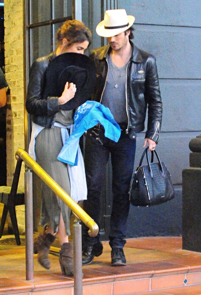 Nikki Reed and Ian Somerhalder - Out in Brentwood