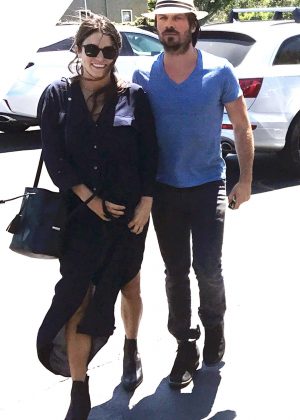 Nikki Reed and Ian Somerhalder Out in Los Angeles