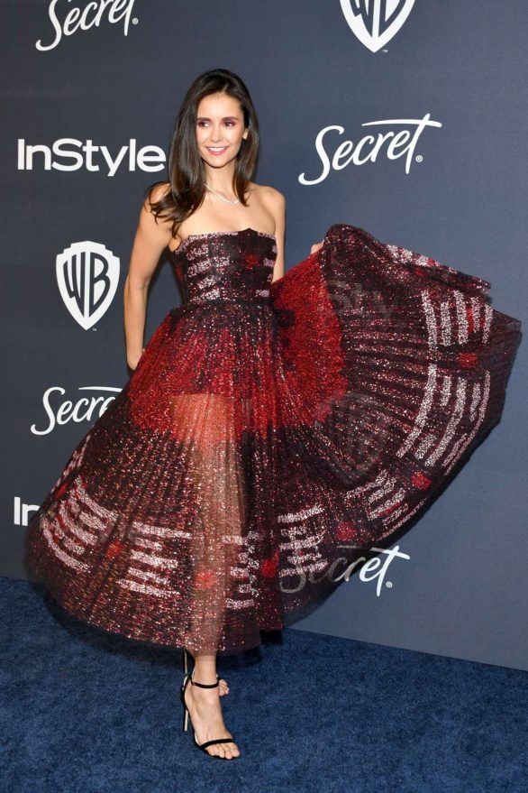 Nina Dobrev - 2020 InStyle and Warner Bros Golden Globes Party in Beverly Hills