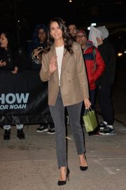 Nina Dobrev - Arrives at The Daily Show with Tevor Noah in New York City