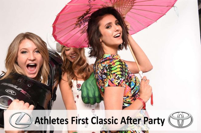 Nina Dobrev - Athletes First Classic After Party Photosooth (March 2017)
