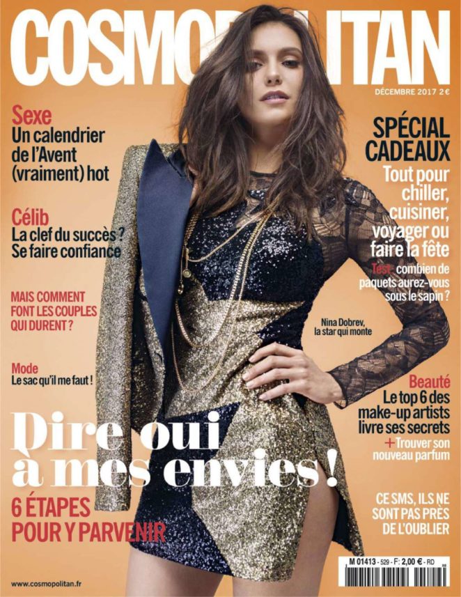 Nina Dobrev - Cosmopolitan France Magazine (December 2017)