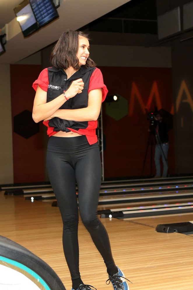 Nina Dobrev - First Annual Mammoth Film Festival Bowling Tournament in Mammoth Lakes
