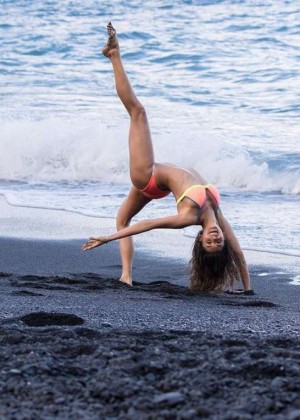 Nina Dobrev in Bikini - Instagram Pic