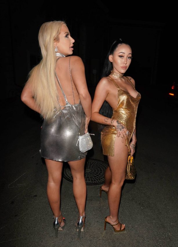 Noah Cyrus and Tana Mongeau - Seen out for Halloween in Hollywood