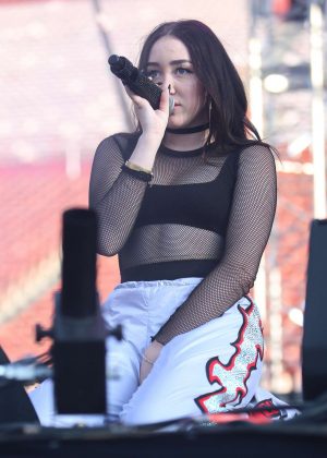 Noah Cyrus - Performs at the Pandora Sounds Like You: Summer Festival at the Memorial Coliseum in LA