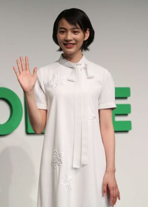 Non at Japan's Line Mobile new service presentation in Tokyo