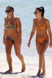Noni Janur and Tayla Damir in Bikini on the beach in Sydney