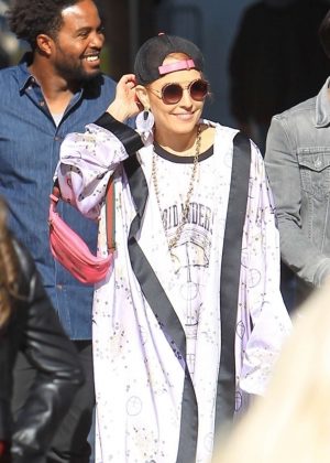 Noomi Rapace at the Lakers game in Los Angeles