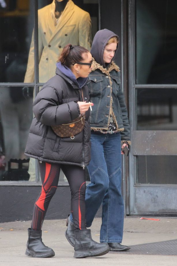 Noomi Rapace - With her half-sister Vala Noren on a stroll in NoHo - New York