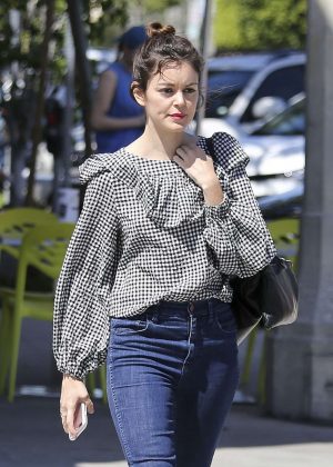 Nora Zehetner in Jeans Out in Los Angeles