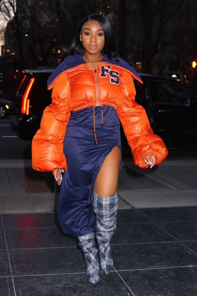 Normani Kordei - Arriving to the Sony building in NYC