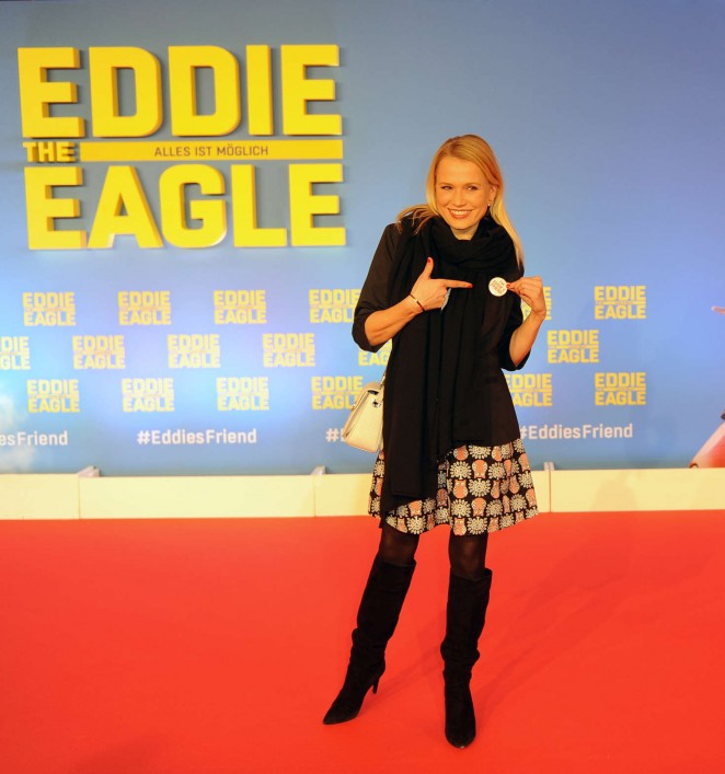 Nova Meierhenrich - 'Eddie the Eagle' Premiere in Munchen