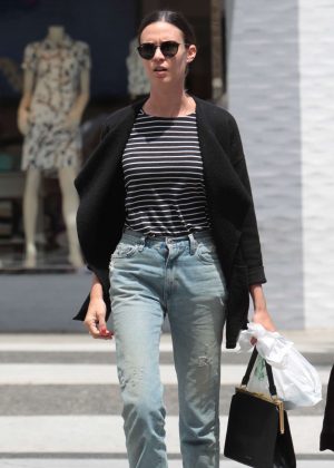 Odette Annable out for lunches at La Scala in Beverly Hills