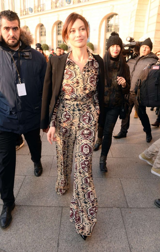 Olga Kurylenko - Arrives at Schiapparelli Fashion Show 2017 in Paris