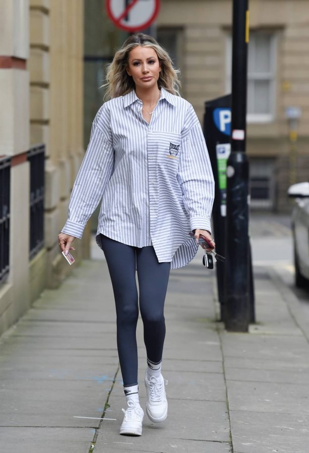 Olivia Attwood - Seen while out in Manchester